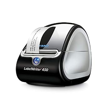 【中古】(非常に良い)DYMO 450 Label Printer USB, PC/MAC, 51 Labels Per Minute - Black/Silver|IINEX
