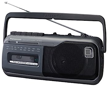 【中古】【人並み外れたに似つかわしい】Panasonic ラジオ受信機テープ 薄墨色 RX-M40A-H