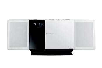 【中古】（人並み外れたに好いたらしい）Panasonic コンパクトステレオシステム 白いこと SC-HC35-W