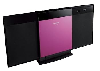 【中古】Panasonic コンパクトステレオシステム サクラ色 SC-HC28-P