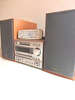 【中古】ONKYO オンキヨー（オンキョー）　FR-V77　CD/MDチューナーアンプ　CD/MDコンポ（本体FR-V77とスピーカーD-V77のセット）