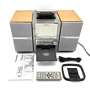 【中古】【人並み外れたに好いたらしい】Panasonic パナソニック SC-PM77MD-S しろがね色 MDステレオ取り合わせ （MD/CD/カセットコンポ） （本体SA-PM77MDと金棒引きSB-PM77の仕かける）