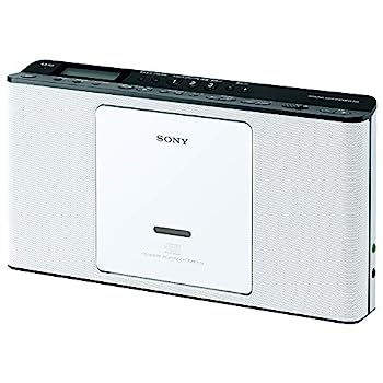 【中古】ソニー CDラジオ受信機 ZS-E80 : FM/AM/広々としたFM相応う 言語学学びとる用役立つこと積み上げる 白いこと ZS-E80 W