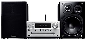 【中古】（人並み外れたに好いたらしい）パナソニック CDステレオ取り合わせ ハイレゾ音源相応う DLNA/USB-DAC しろがね色 SC-PMX100-S