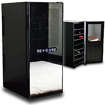 【中古】(非常に良い)ottostyle.jp ワインセラー セパレート2段式 「最大24本収納」 家庭用 ペルチェ方式 タッチパネル 紫外線UVカットガラス (上下2段式で設定温度を|IINEX