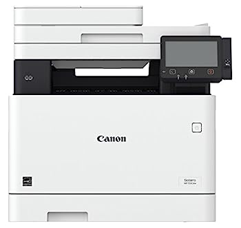 【中古】Canon レーザ印刷機 A4色合い練り合わせる機 Satera MF733Cdw(27PPM/両面刷り上げる/両面ADF/有線・無線電話ローカルエリアネットワーク/FAX相応う)