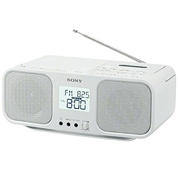 【中古】ソニー CDラジオカセットレコーダー CFD-S401 : FM/AM/ワイドFM対応 大型液晶/カラオケ機能搭載 電池駆動可能 ホワイト CFD-S401 W