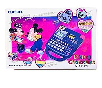 【中古】CASIO ディズニーキャラクターズ シールワープロ ネームランド [KL-470]