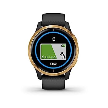【中古】（非常に良い）GARMIN Venu Black/Gold 010-02173-37