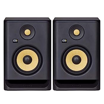 【中古】（非常に良い）KRK RP5 Rokit 5 G4 プロフェッショナル バイアンプ 5インチ パワースタジオモニターペア ブラック