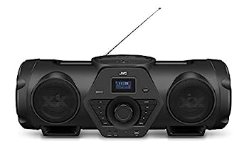 【中古】JVC RV-NB250BT XX続きもの Bluetooth?積み上げるオールインワンCD取り合わせ ツインウーファー・ハイパワーアンプ積み上げる 重低音部音声 黒いこと