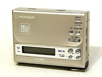 【中古】【人並み外れたに好いたらしい】PIONEER 先駆者 PMD-R1(S)しろがね色 MDリコーダー(ポータブルミニディスクレコーダー)ビンテージ ヴィンテージ レトロ アンティーク