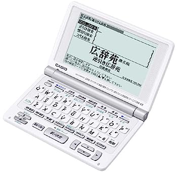 【中古】【非常に良い】CASIO EX-word XD-F6600WE 電子辞書(充実の80辞書内蔵 高精細液晶 ホワイト)｜IINEX