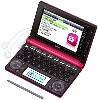 【中古】(非常に良い)カシオ計算機 電子辞書 EX-word XD-D6200 (100コンテンツ/家庭・実用モデル/ルージュピンク) XD-D6200RP|IINEX