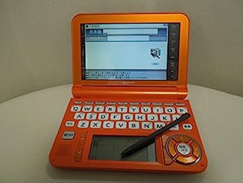 【中古】シャープ Brain カラー電子辞書 高校生向け オレンジ色 PW-G5200-D|IINEX