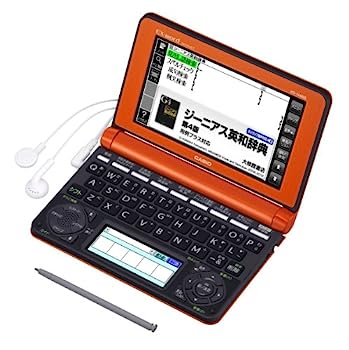 【中古】【非常に良い】特別英語コンテンツ付 カシオ EX-word 電子辞書 140コンテンツ 高校生モデル XD-N4805RG オレンジ