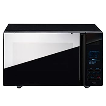 【中古】（非常に良い）ツインバード工業 ツインバード ミラー ガラスフラット電子レンジ ブラック DR-4259B