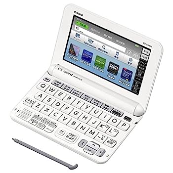 【中古】（非常に良い）カシオ 電子辞書 エクスワード 実践英語モデル XD-G9800WE ホワイト コンテンツ150