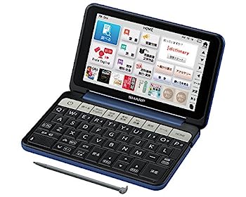 【中古】シャープ カラ—電子辞書 Brain 高校生モデル ネイビー系 PW-SH4-K|IINEX