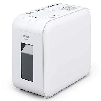 【中古】アイリスオーヤマ 静音シュレッダー 家庭用 細断枚数4枚 マイクロクロスカット 連続使用10分 CD/DVD/BD細断可能 ダストボックス7.5L A4/100枚収|IINEX