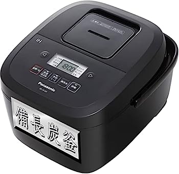 【中古】パナソニック 炊飯器 5.5合 2段IH 分かりやすい青写真 備長炭釜 黒いこと SR-FE101-K
