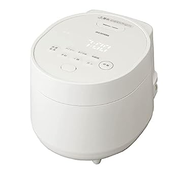 【中古】（人並み外れたに好いたらしい）アイリスオーヤマ 炊飯器 3合 パソコン式 玄米 論なく麦 充実のヘルシーメニュー 50ブランド名炊き分け役立つこと 極厚釜 青写真 白いこと 一人暮らし 新生きて行く