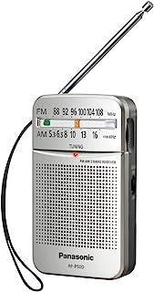 【中古】（人並み外れたに好いたらしい）パナソニック(Panasonic) 衣嚢AM/FMラジオ受信機 しろがね色 RF-P50 TV・オーディオ・カメラ-オーディオ-ラジオ