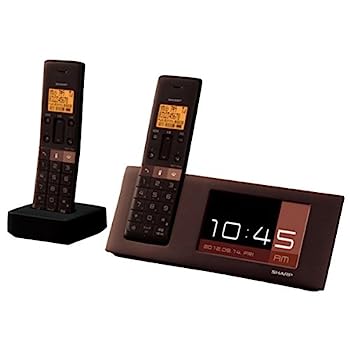 【中古】シャープ 電話機 インテリアホン JD-4C2CW-T [ブラウン系]｜IINEX