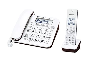 【中古】パナソニック RU・RU・RU デジタルコードレス電話 子機1台付き添い人 1.9GHz DECT判定基準遣りかた VE-GD24DL-W