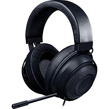 【中古】（非常に良い）Razer Kraken Black ゲーミングヘッドセット アナログ接続 PS5 PS4 PC Switch スマートフォン 冷却ジェルパッド「日本店品」 RZ04-02830100-R3M1
