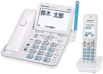 【中古】パナソニック コードレス電話(子機1台付き添い人)(パール白いこと) VE-GD77DL-W