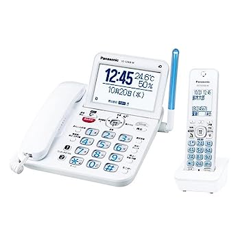 【中古】パナソニック コードレス電話機(子機1台付き) VE-GD68DL-W（ホワイト）｜IINEX