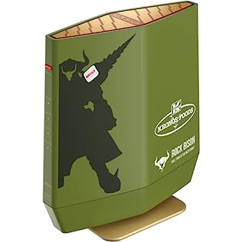 【中古】バッファロー Wi-Fi ルーター TIGER & BUNNY 2 ロックバイソン コラボモデル 無線LAN WiFi 6 11ax / 11ac 4803+573Mbps WSR-5400AX6S-RB画像