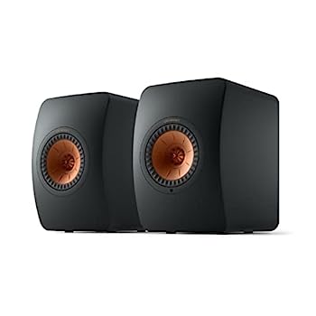 【中古】KEF LS50 Wireless II - 無線電話 HiFi 金棒引き（黒いこと） | HDMI | Airplay 2 | Bluetooth | Spotify相応う (Black)