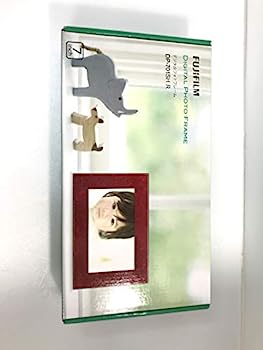 【中古】FUJIFILM デジタルフォトフレーム DP-701SH レッド DP-701SH R｜IINEX