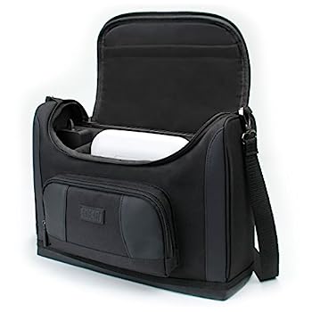【中古】（非常に良い）USA Gear s7?ProポータブルフォトプリンタCarrying Case &メッセンジャー旅行バッグ???Works with Canon Selphy cp1200、Fujifilm Instax Share