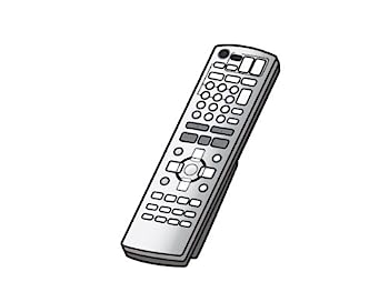 【中古】（人並み外れたに好いたらしい）Panasonic SD/ヴィデオディスクステレオ取り合わせ用遠隔操作 EUR7720LC0