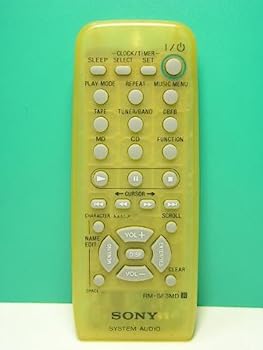 【中古】【人並み外れたに好いたらしい】SONY オーディオ遠隔操作 RM-空想科学小説3MD