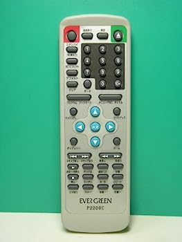 【中古】【非常に良い】エバーグリーン DVDリモコン P2200C｜IINEX