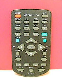 【中古】【人並み外れたに好いたらしい】GAUDI ヴィデオディスク遠隔操作 GHV-PDV740