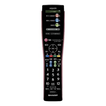 【中古】（人並み外れたに好いたらしい）せつ然たる 液晶テレビ受像機用スマートリンクリモコン RRMCGA712WJSA(0126380033)