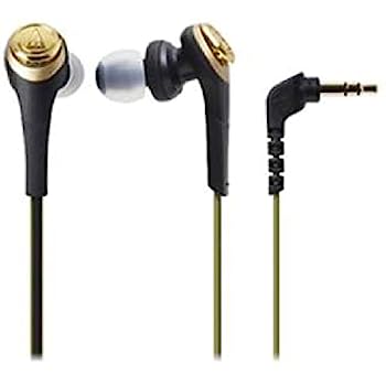 【中古】（非常に良い）オーディオテクニカ SOLID BASS インナーイヤーヘッドホン ブラックゴールド ATH-CKS550 BGD