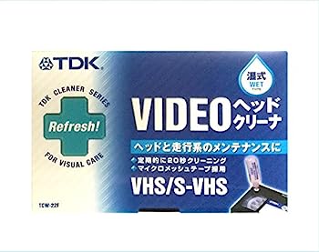 【中古】（非常に良い）TDK ビデオヘッドクリーナー 湿式 VHS/S-VHS用 TCW-22F