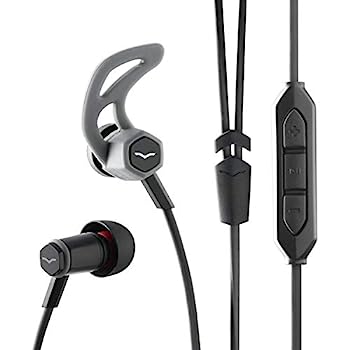 【中古】（人並み外れたに似つかわしい）V - MODA Forzaインイヤハイブリッドスポーツヘッドフォン3名取り草リモート\u0026マイクロホン???Appleデバイス、黒いこと FRZ-A-BLACK