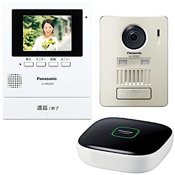 【中古】（人並み外れたに好いたらしい）パナソニック ワイヤレステレビドアホン(管する親機+無線電話玄関番機+介護ホーム社会的単位) VL-SGZ30K