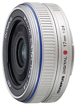 【中古】（人並み外れたに好いたらしい）OLYMPUS ホットケーキ水晶体 M.ZUIKO DIGITAL 17粍 F2.8 しろがね色 カメラ用交換レンズ-カメラ・ビデオカメラ・光学機器