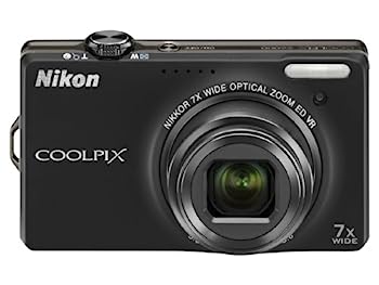【中古】（非常に良い）Nikon デジタルカメラ COOLPIX (クールピクス) S6000 ノーブルブラック S6000BK｜IINEX