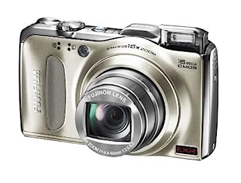 【中古】（非常に良い）FUJIFILM デジタルカメラ FinePix F550EXR 光学15倍 シャンパンゴールド FX-F550EXR G｜IINEX
