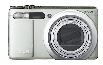 【中古】（人並み外れたに好いたらしい）RICOH 変わり種AF取り合わせ積み上げる 光学10.7倍望遠レンズ CX5 緑であることしろがね色 CX5GS