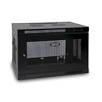 【中古】Tripp Lite SmartRack 9U Low-Profile Switch-Depth Wall-Mount Rack Enclosure Cabinet